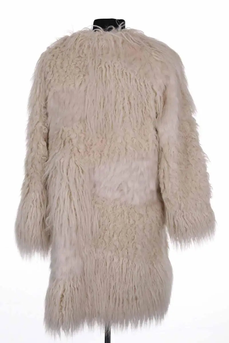 Manteau Zadig & Voltaire Blanc en Fausse fourrure