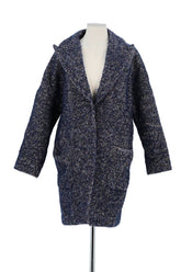 Manteau Zadig & Voltaire Bleu en Laine, taille S - Seconde Main