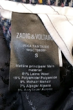 Manteau Zadig & Voltaire Bleu en Laine