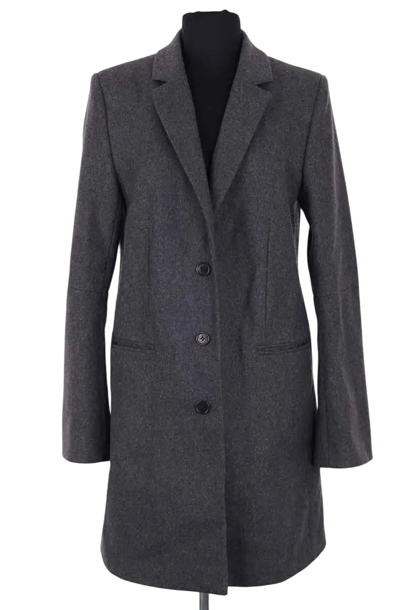 Manteau Zadig & Voltaire Gris en Laine, taille L - Seconde Main