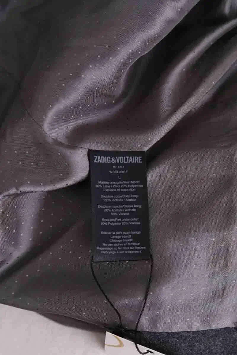 Manteau Zadig & Voltaire Gris en Laine