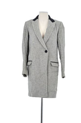 Manteau Zadig & Voltaire Gris en Laine, taille S - Seconde Main