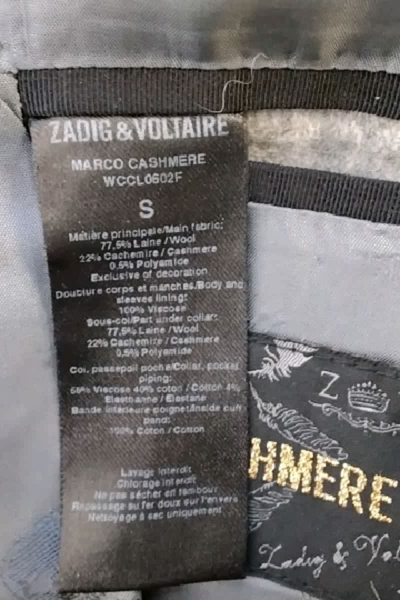 Manteau Zadig & Voltaire Gris en Laine