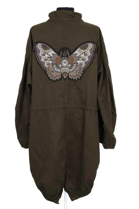 Manteau Zadig & Voltaire Kaki en Coton