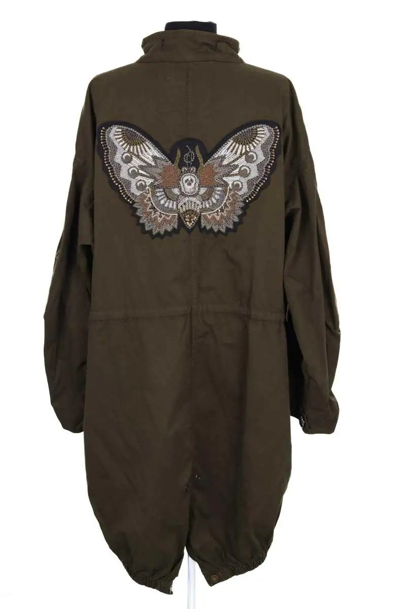 Manteau Zadig & Voltaire Kaki en Coton