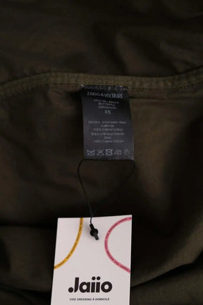 Manteau Zadig & Voltaire Kaki en Coton