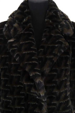 Manteau Zadig & Voltaire Kaki en Fausse fourrure