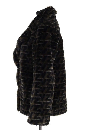 Manteau Zadig & Voltaire Kaki en Fausse fourrure