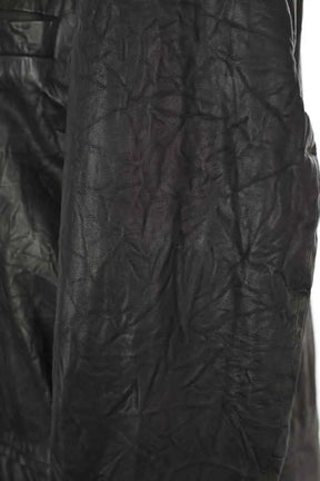 Manteau Zadig & Voltaire Valfried crinkle leather vest Noir en Cuir