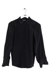 Chemise The Kooples Noir en Soie, taille XS - Seconde Main