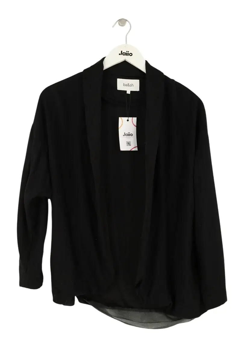 Gilet Ba&Sh Noir en Viscose, taille S - Seconde Main