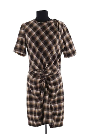 Robe Isabel Marant Étoile Marron en Laine, taille M - Seconde Main
