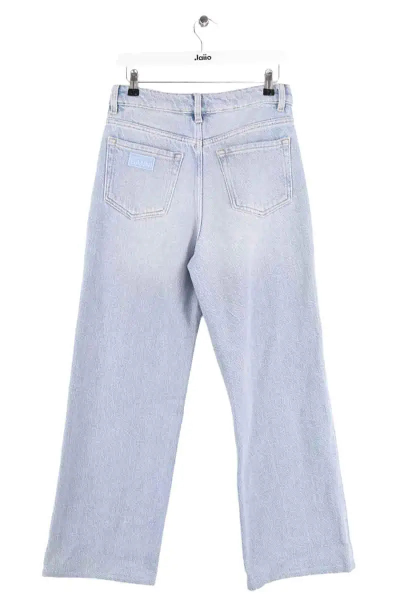 Jean large Ganni Bleu en Coton