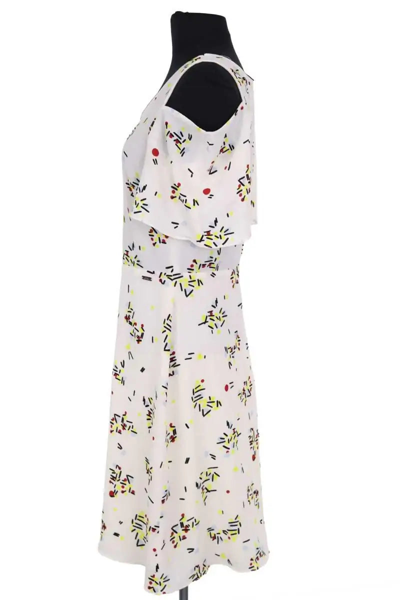 Robe Armani Exchange Blanc en Synthétique