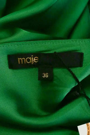 Robe Maje Vert en Viscose