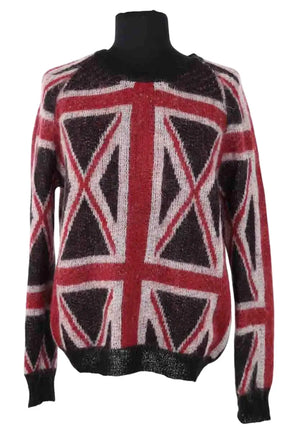 Pull The Kooples Rouge en Synthétique, taille S - Seconde Main