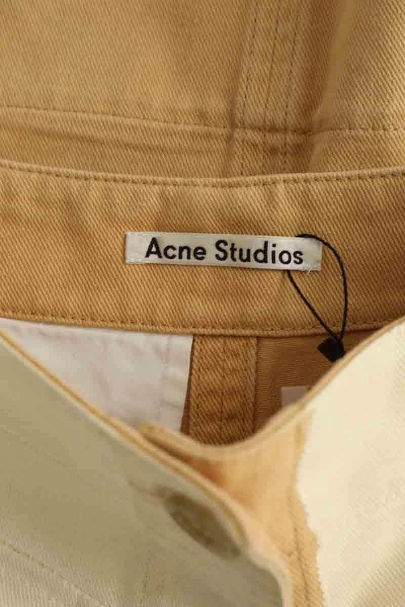Mini jupe Acne Studios Jaune en Coton