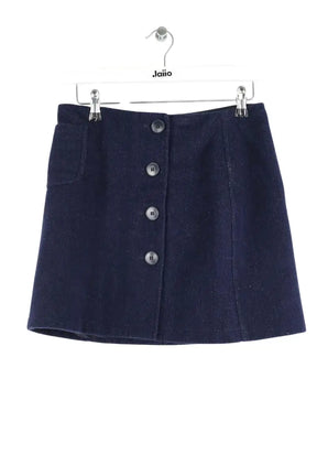 Mini jupe Agnès B. Bleu en Laine, taille S - Seconde Main