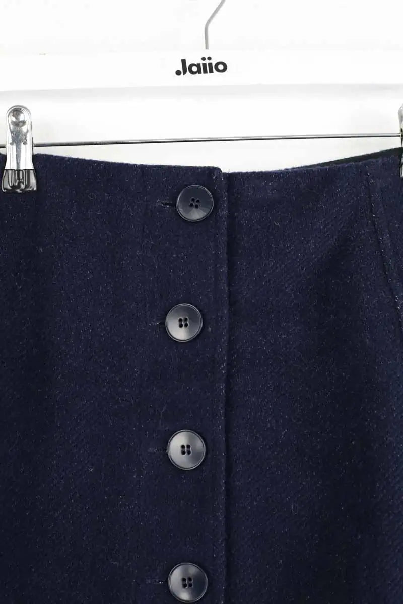 Mini jupe Agnès B. Bleu en Laine
