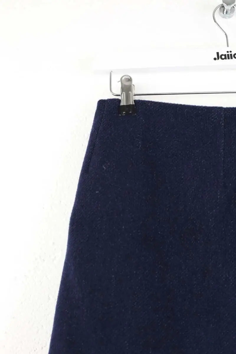Mini jupe Agnès B. Bleu en Laine