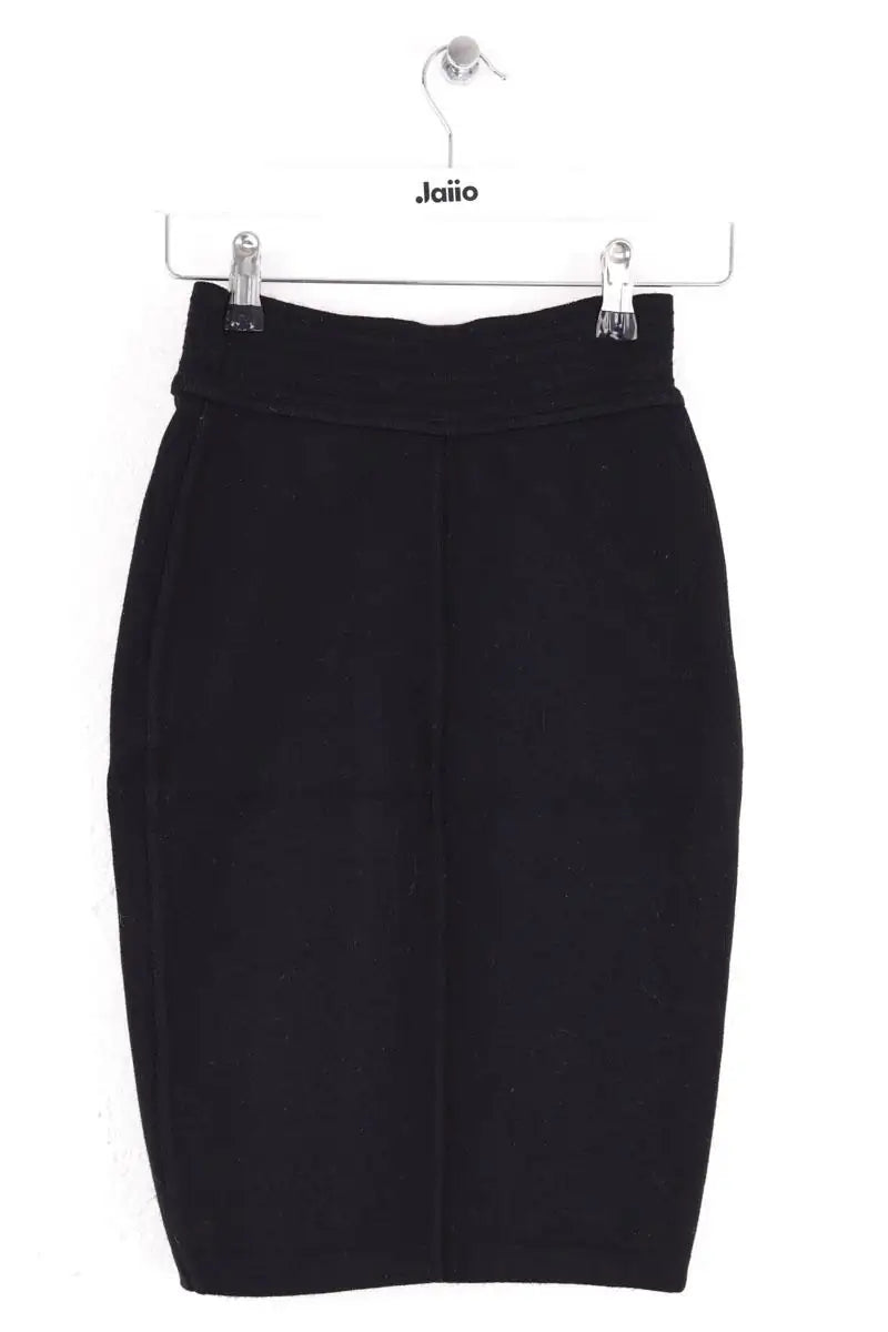 Mini jupe Alaïa Noir en Laine