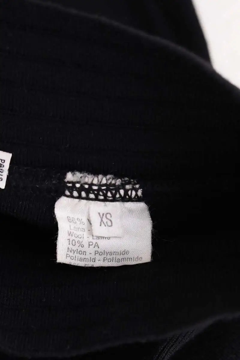 Mini jupe Alaïa Noir en Laine