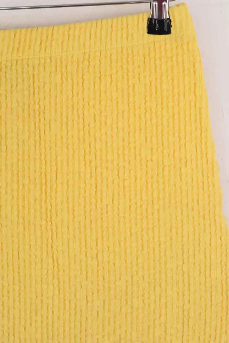 Mini jupe Albertine Jaune en Synthétique
