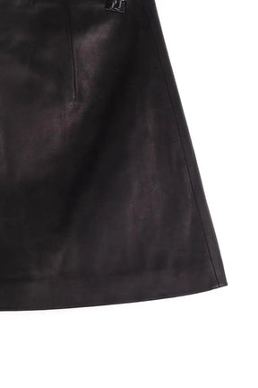 Mini jupe Alexander Wang Noir en Cuir