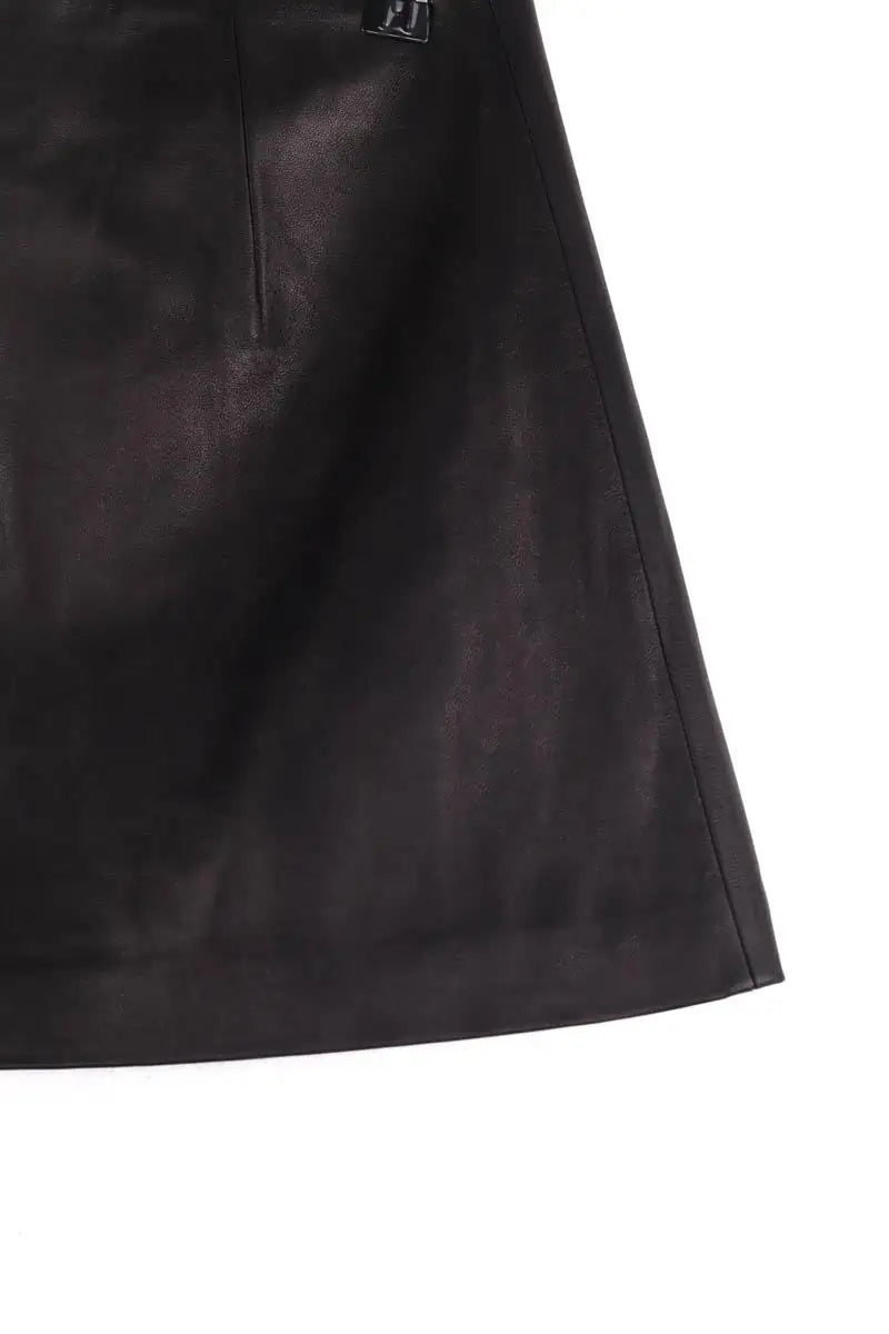 Mini jupe Alexander Wang Noir en Cuir