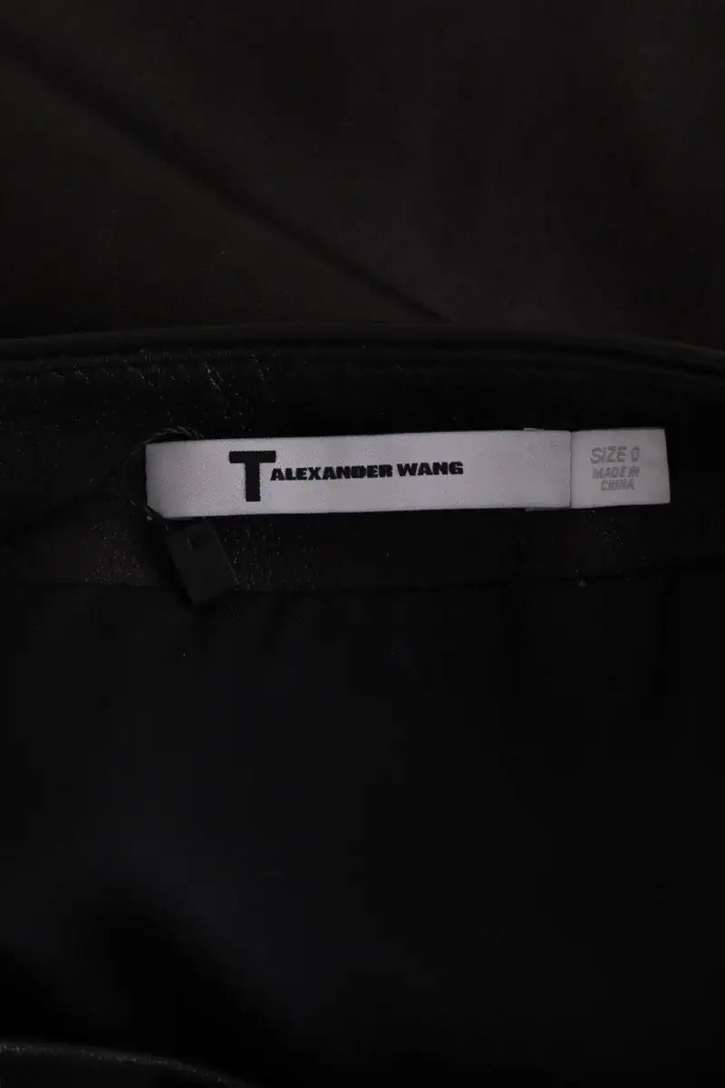Mini jupe Alexander Wang Noir en Cuir