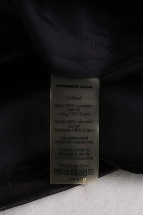Mini jupe Alexander Wang Noir en Cuir