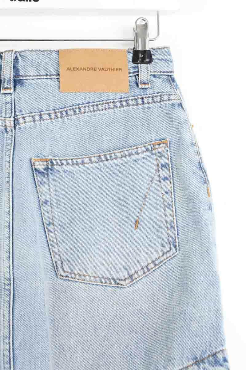 Mini jupe Alexandre Vauthier Bleu en Coton