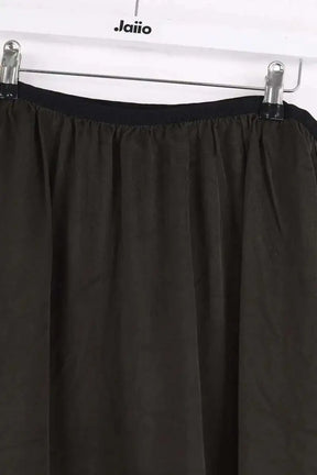 Mini jupe American Vintage Kaki en Viscose