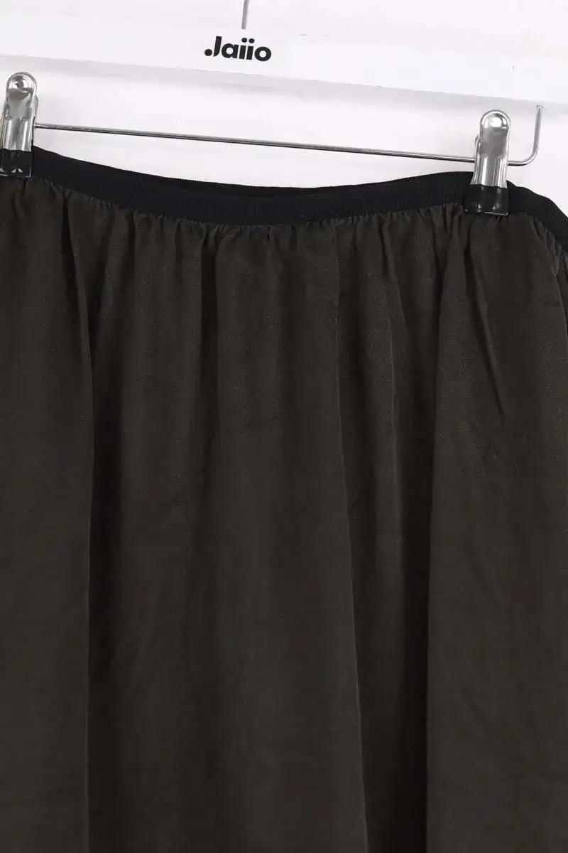 Mini jupe American Vintage Kaki en Viscose