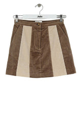 Mini jupe Antik Batik Marron en Coton, taille S - Seconde Main