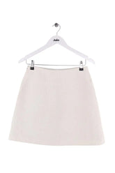 Mini jupe APC Blanc en Synthétique, taille S - Seconde Main