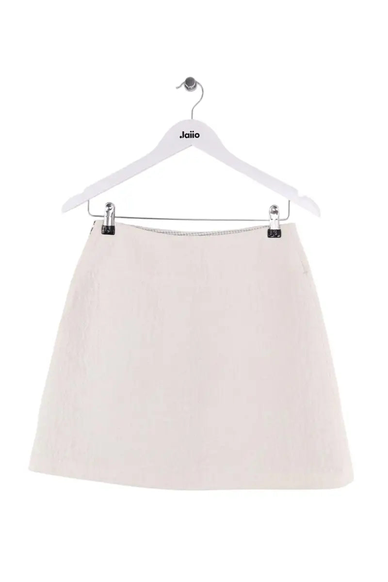 Mini jupe APC Blanc en Synthétique, taille S - Seconde Main