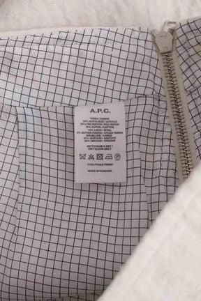Mini jupe APC Blanc en Synthétique