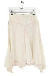 Mini jupe Armani Jeans Blanc en Coton, taille S - Seconde Main