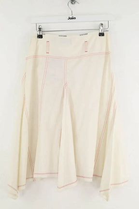Mini jupe Armani Jeans Blanc en Coton