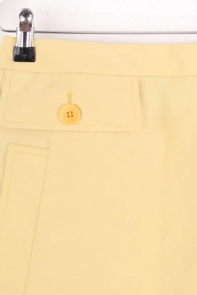 Mini jupe Aspesi Jaune en Coton