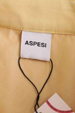 Mini jupe Aspesi Jaune en Coton