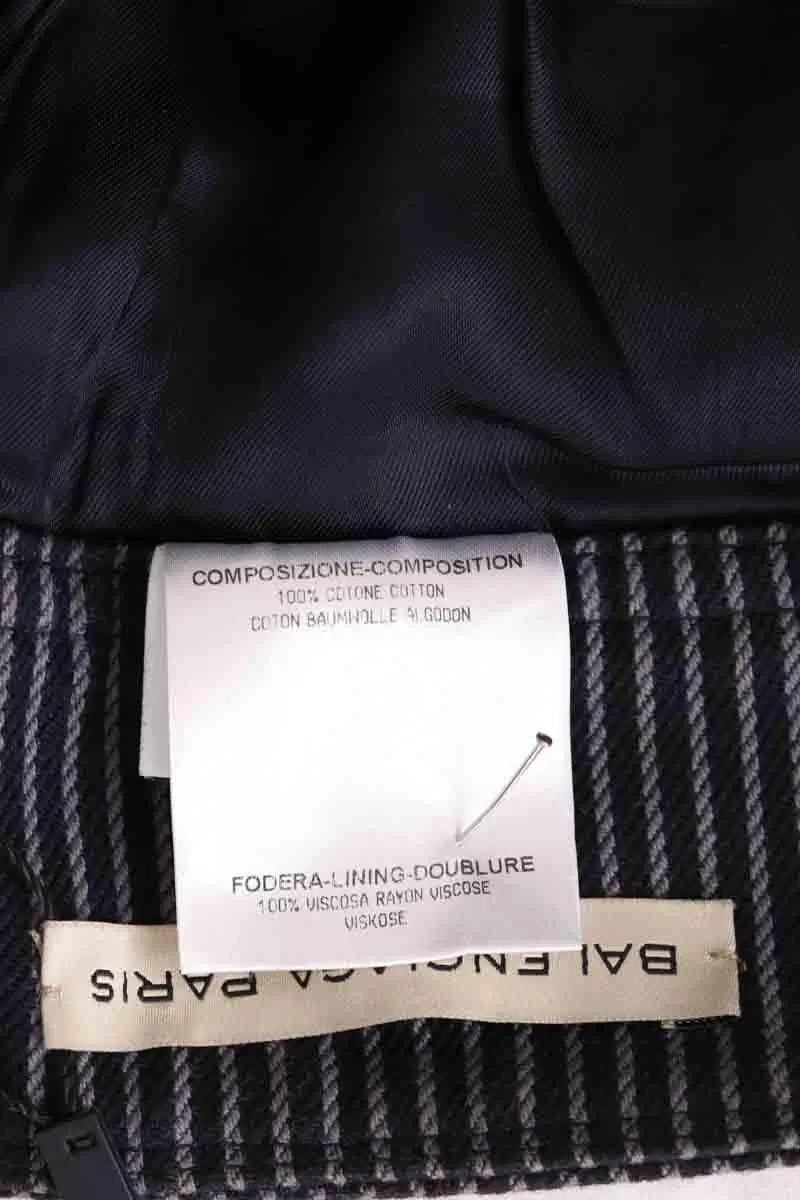 Mini jupe Balenciaga Gris en Coton