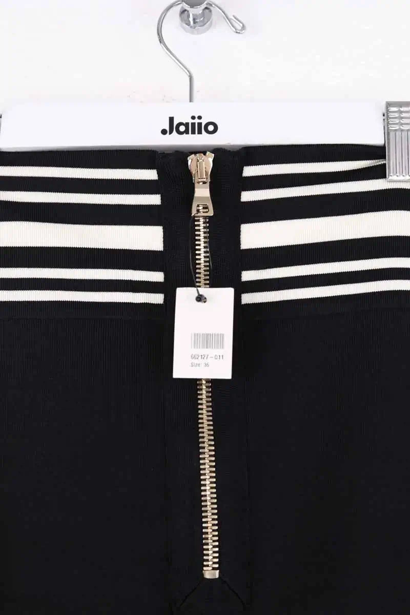 Mini jupe Balmain Noir en Viscose