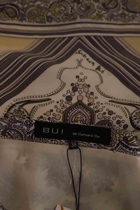 Mini jupe Barbara Bui Beige en Soie