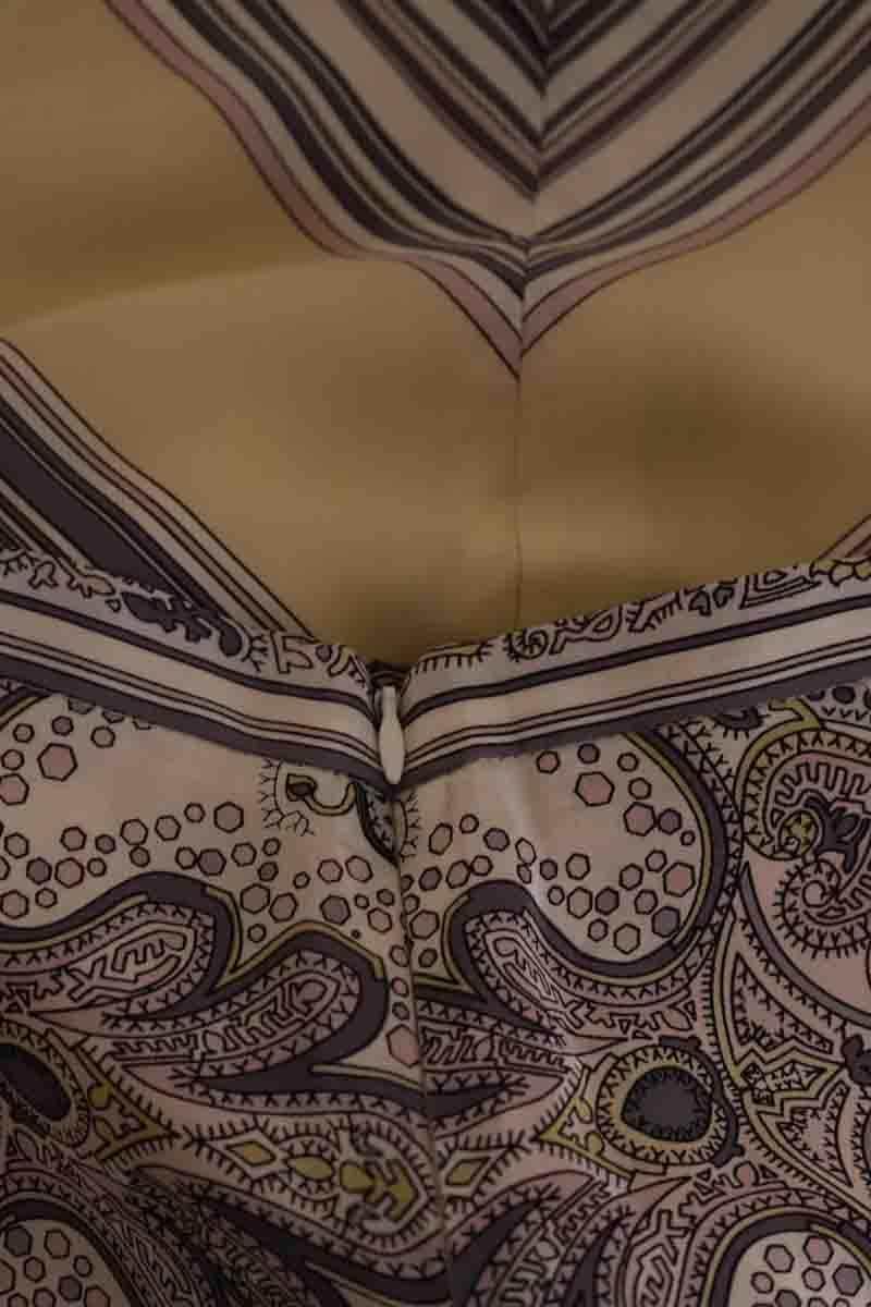 Mini jupe Barbara Bui Beige en Soie