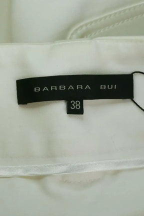 Mini jupe Barbara Bui Ecru en Coton