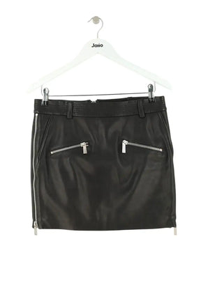 Mini jupe Barbara Bui Noir en Cuir, taille M - Seconde Main