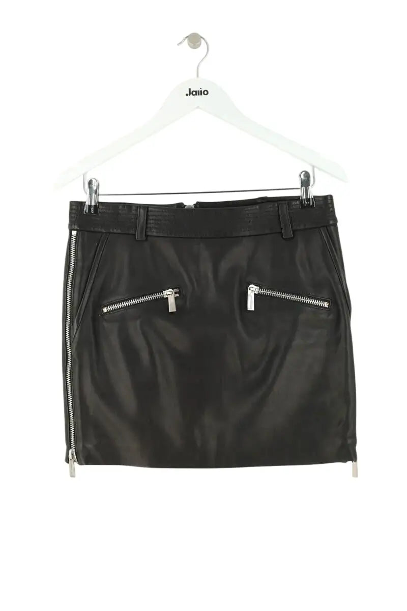 Mini jupe Barbara Bui Noir en Cuir, taille M - Seconde Main