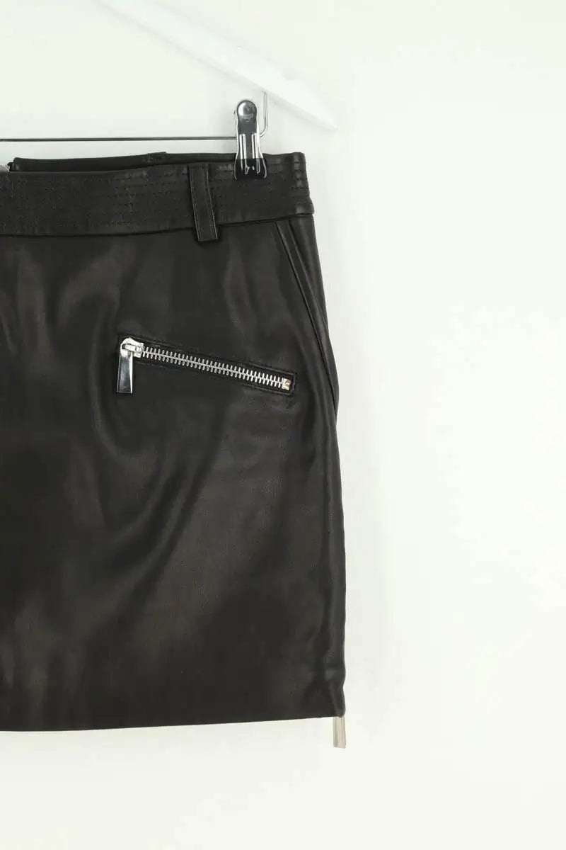Mini jupe Barbara Bui Noir en Cuir